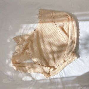 free people | size xs | linen and wool off the shoulder knit